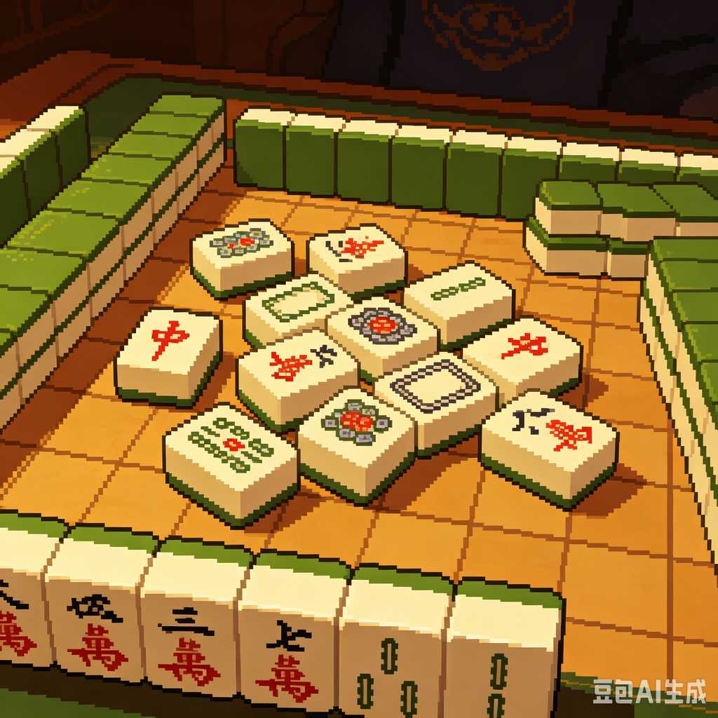 travel mahjong mat mini