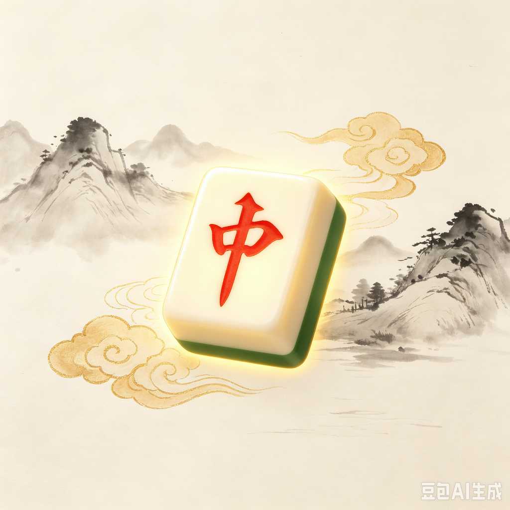 pink mahjong set